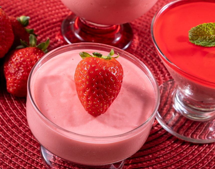 Mousse de fruits rouges au tofu soyeux végane