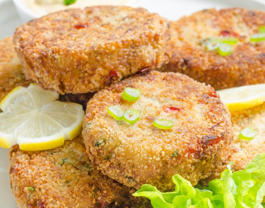 Galettes végétales aux edamame