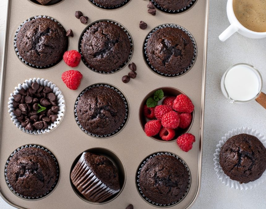 Muffins choco-framboise