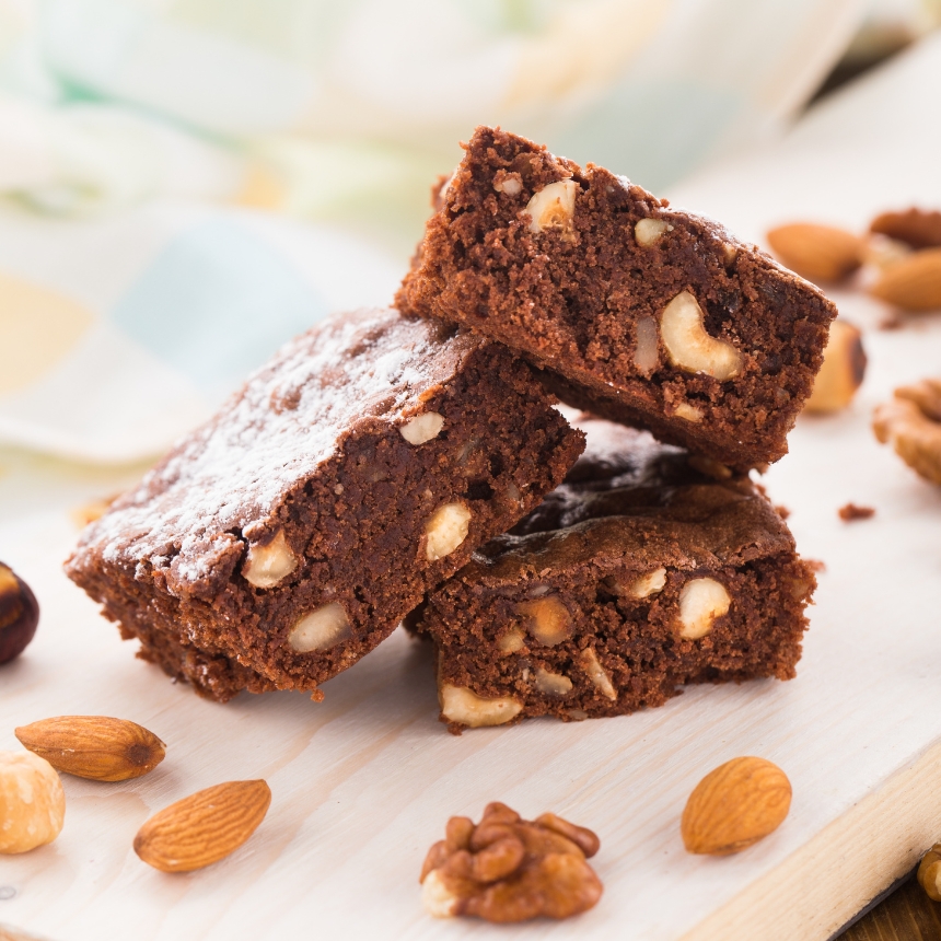 Recette Brownie « 500 » multi-noix (végétal et sans gluten)
