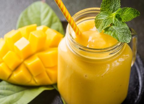 Recette Smoothie orange-mangue végétal