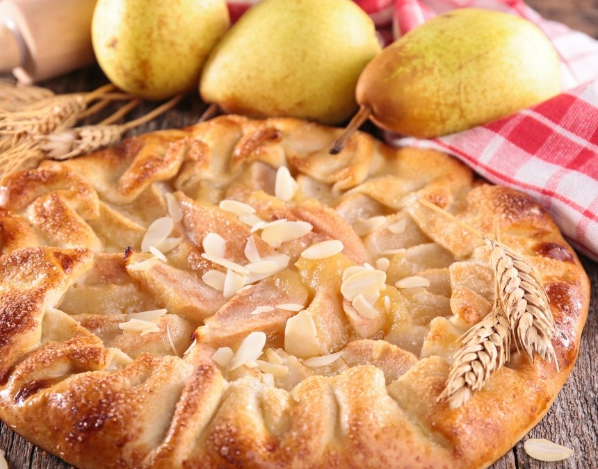 Tarte aux poires façon Amandine végane