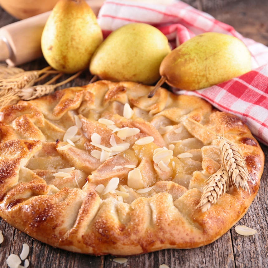 Recette Tarte aux poires façon Amandine végane
