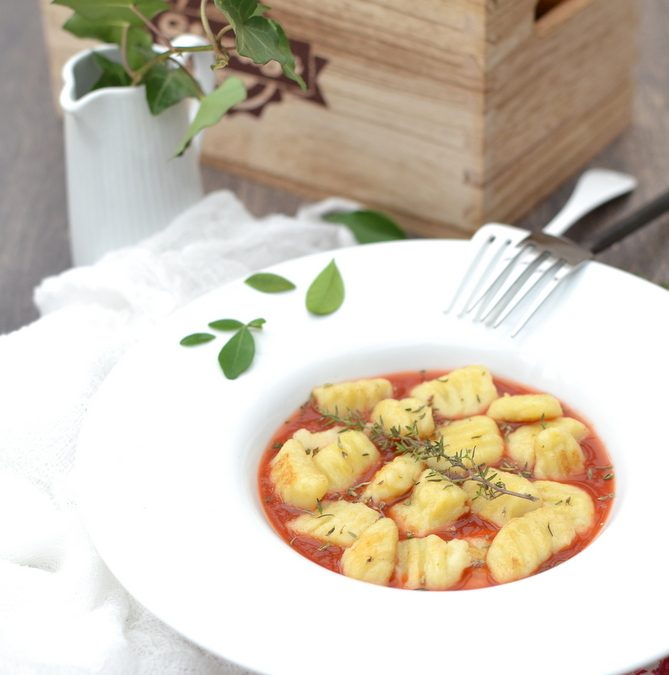 Gnocchis véganes de pomme de terre