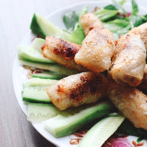 Recette Nems au four vegan aux légumes de printemps