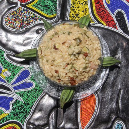 Risotto aux gombos