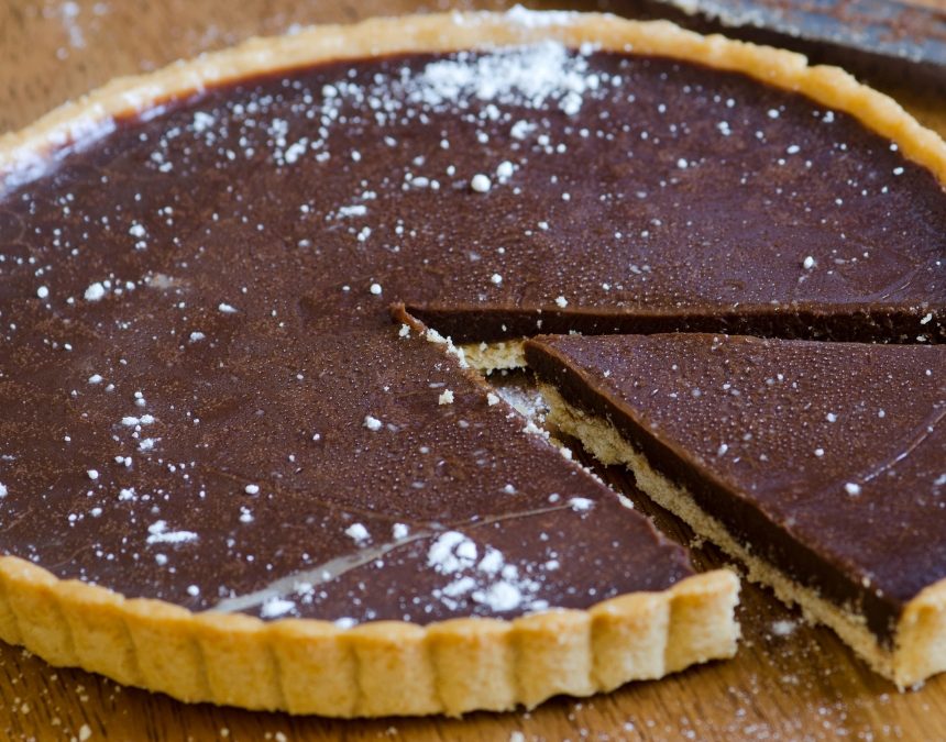 Tarte au chocolat végane