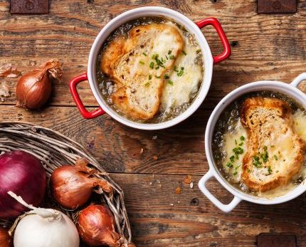 Recette Soupe à l’oignon gratinée végane