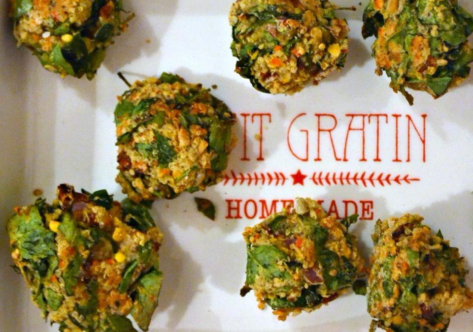 Falafels de pois chiches aux épinards