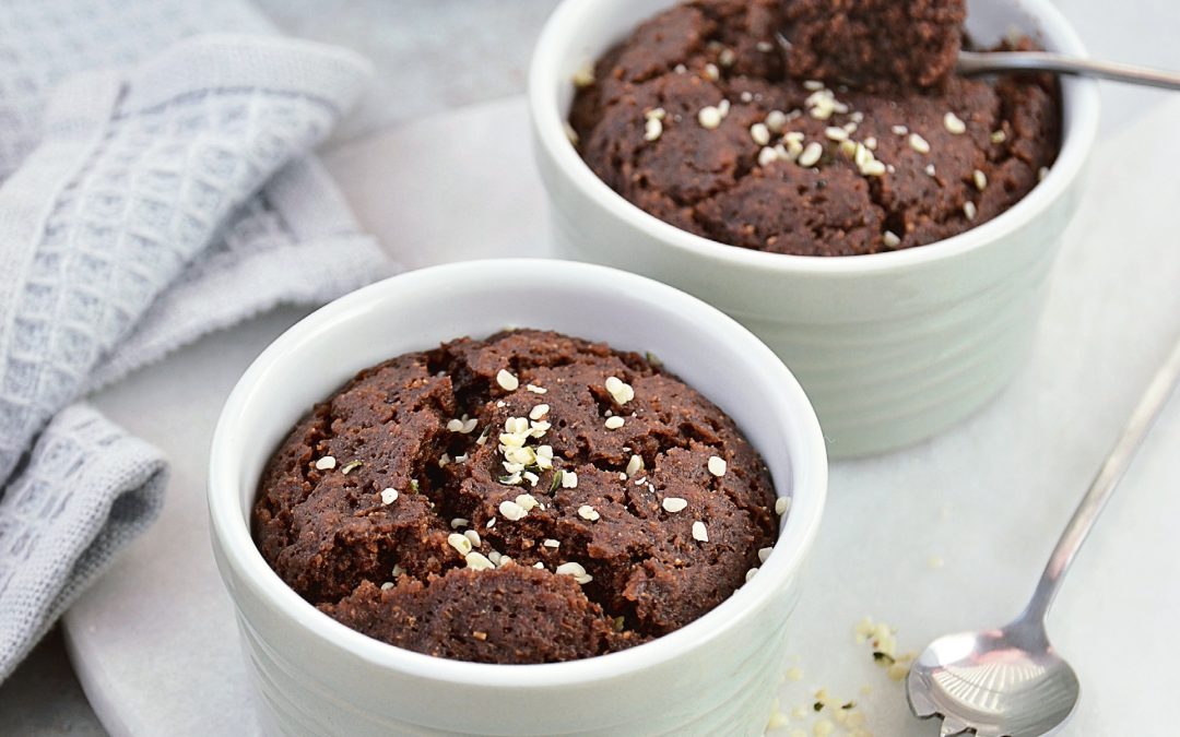 Moelleux vapeur au chocolat et chanvre