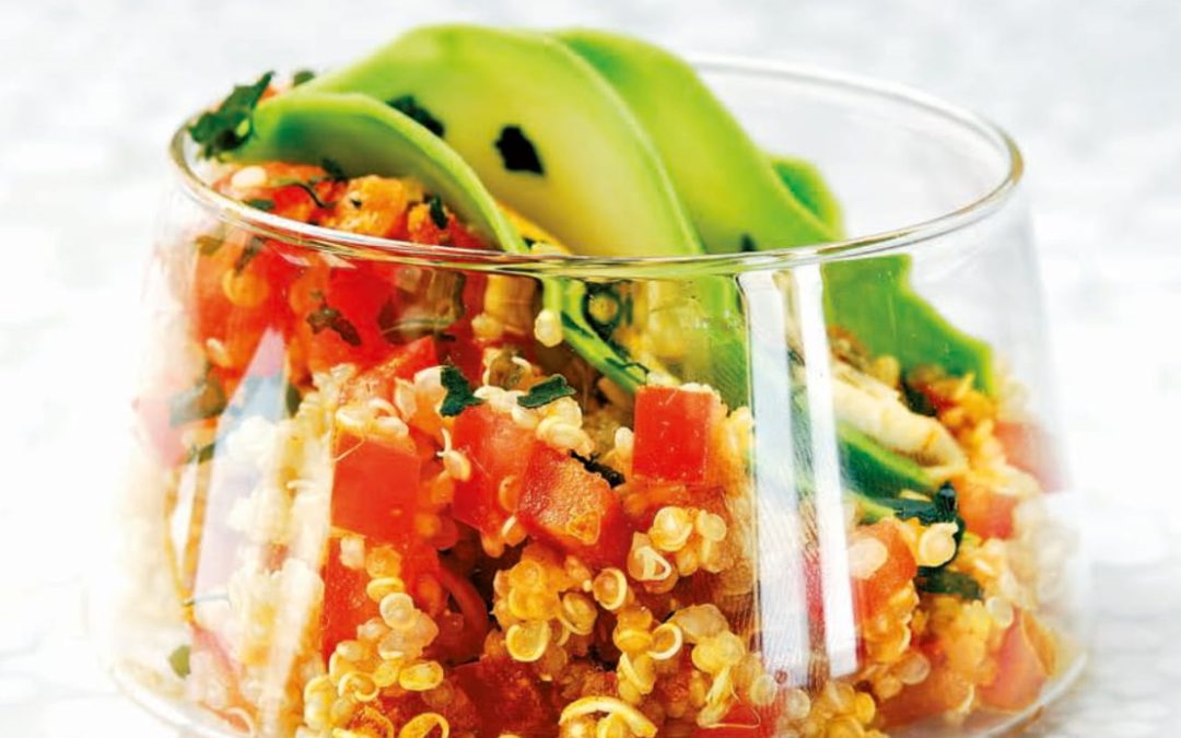 Salade de quinoa aux paillettes d’algues