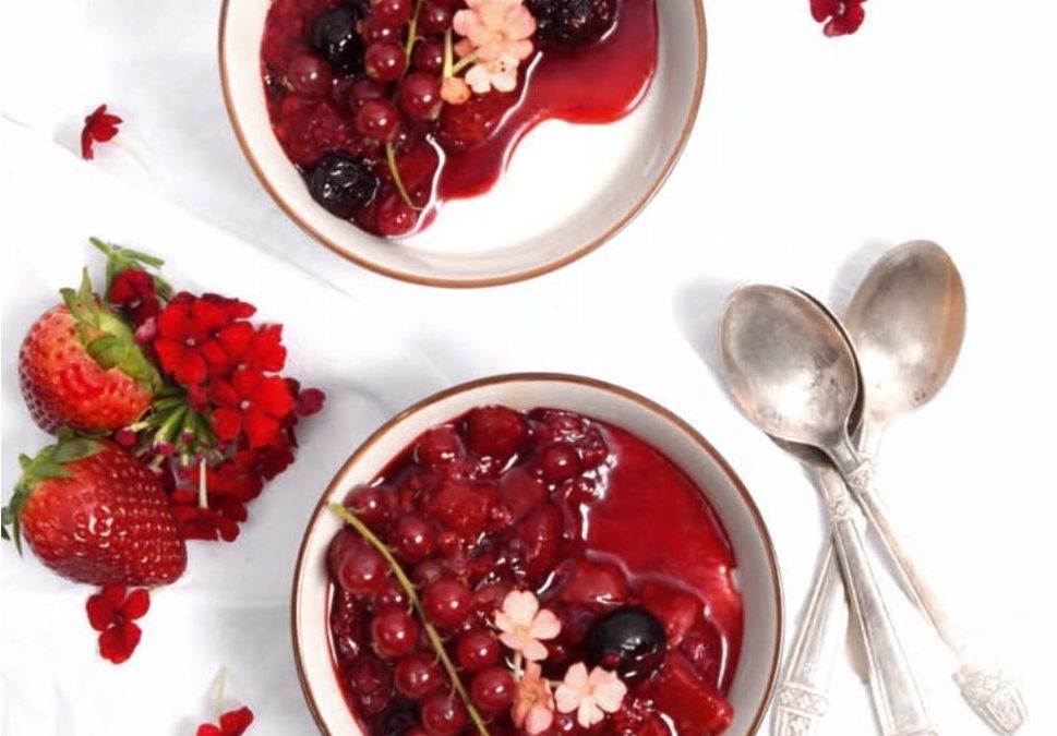 Panna Cotta aux fruits rouges