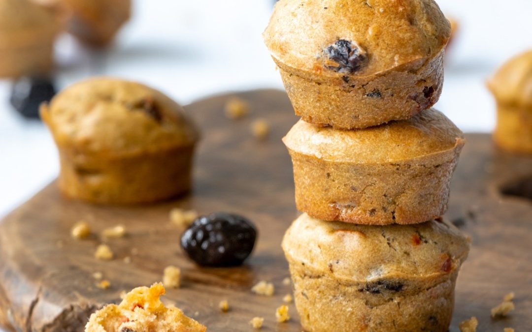 Muffins pesto-tomates-olives