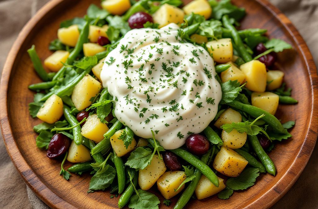 Salade de haricots de mer et pomme de terre