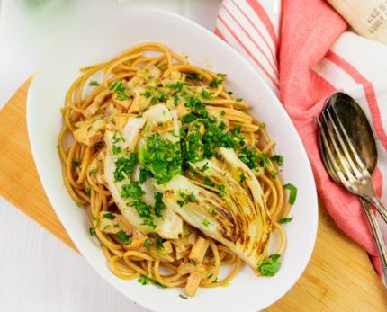 Recette Carbonara au fenouil snacké