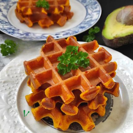 Gaufres de patate douce