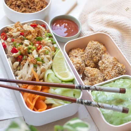 Lunch box comfort food printanière