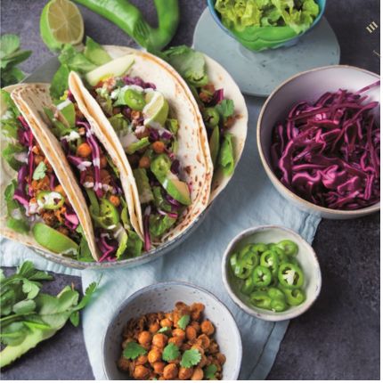 Tacos de pois chiches