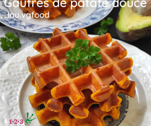 gaufres patate douce