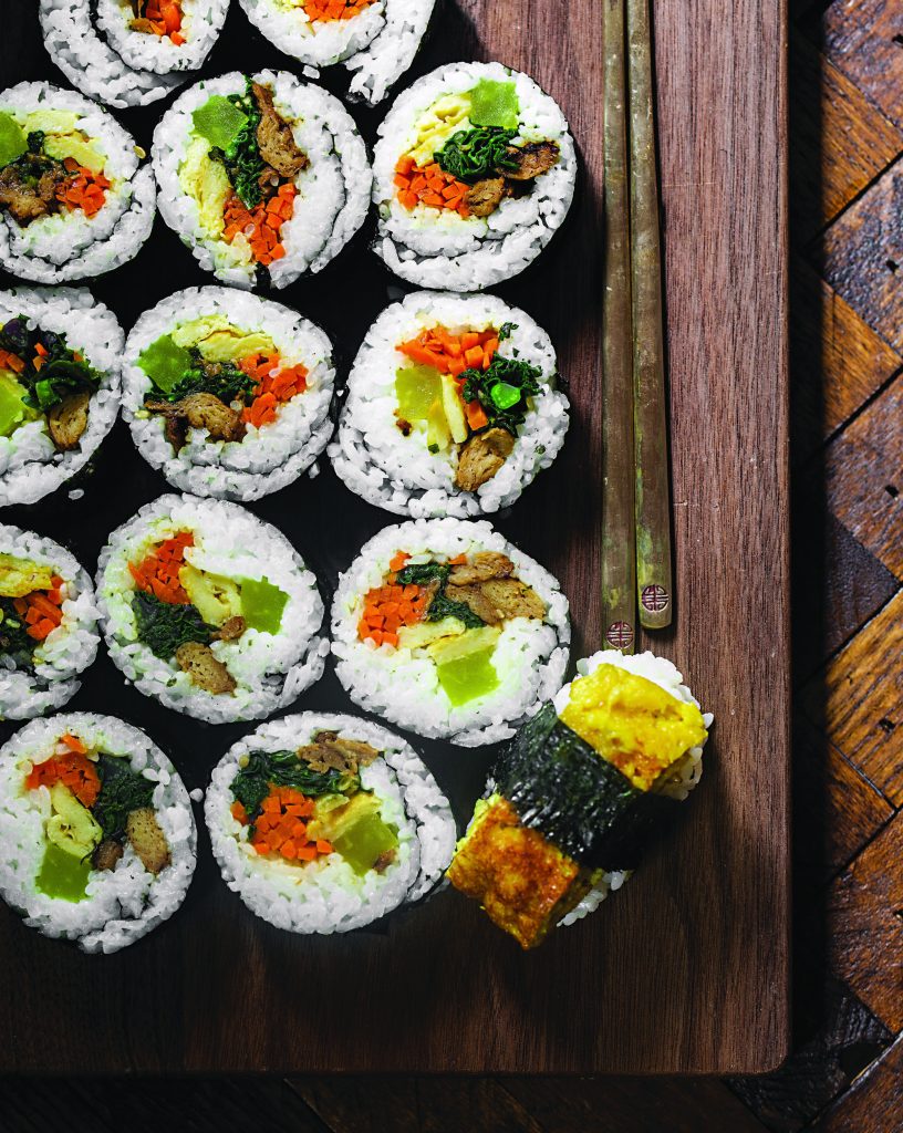 Feuilles d'algues pour rouleaux de sushi