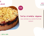 Atelier tarte crumble vegan