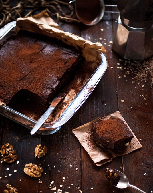 Brownie végétal aux dattes et au sarrasin
