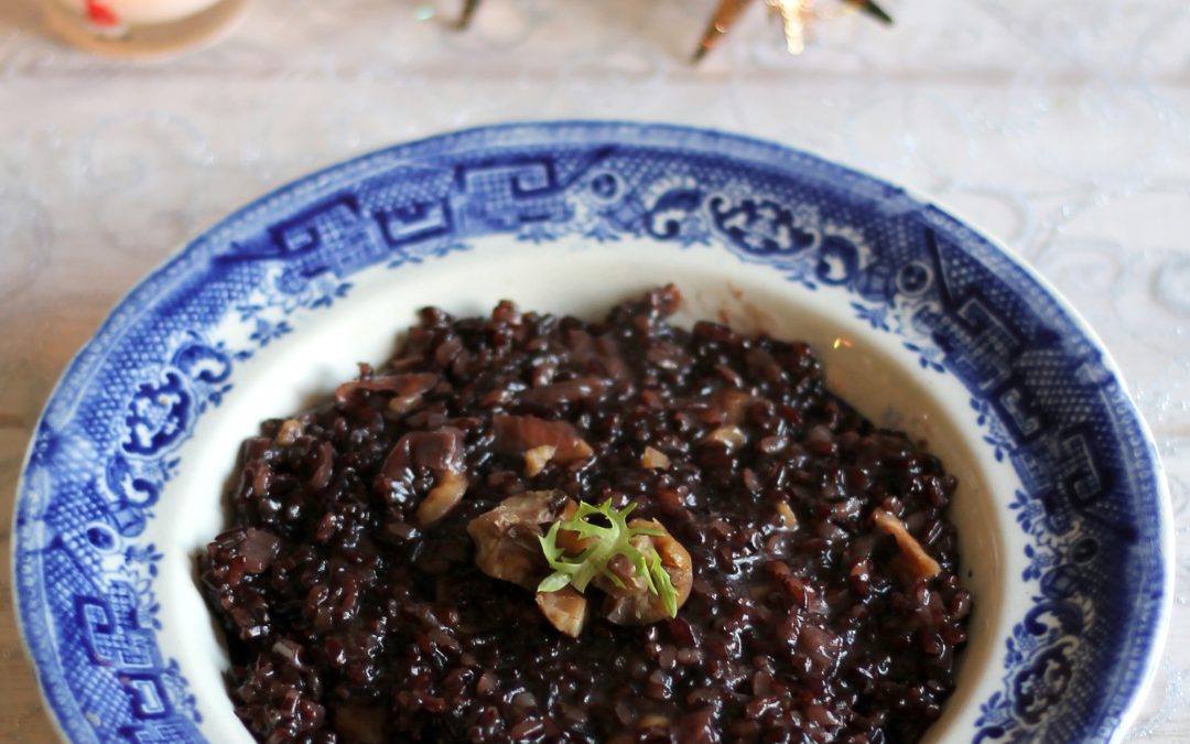 Risotto de riz interdit et châtaignes