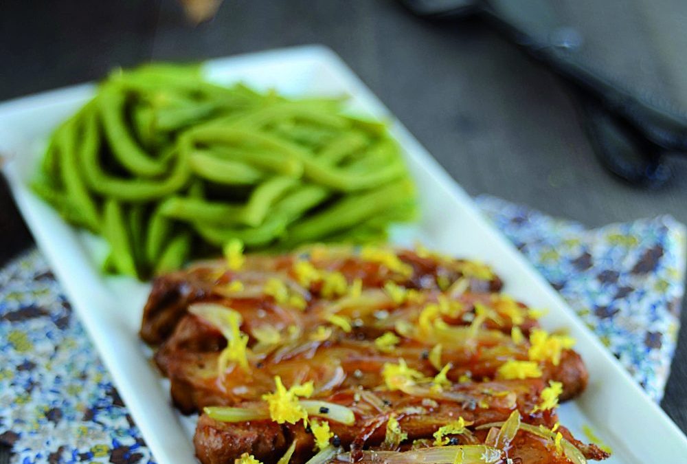 Aiguilettes de Seitan à l’orange