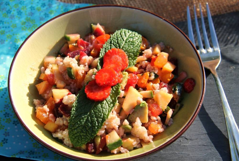 Méli-mélo sucré-salé d’été végétal