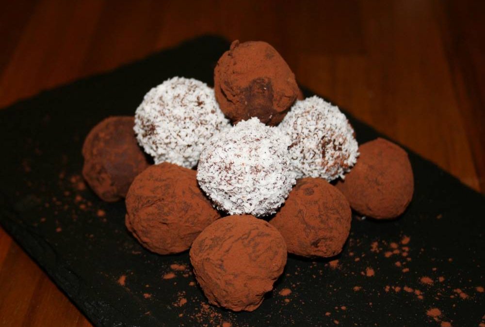 Truffes et gourmandises chocolatées véganes