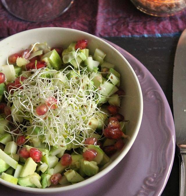 Tartare végétale sucré-salé aux épices