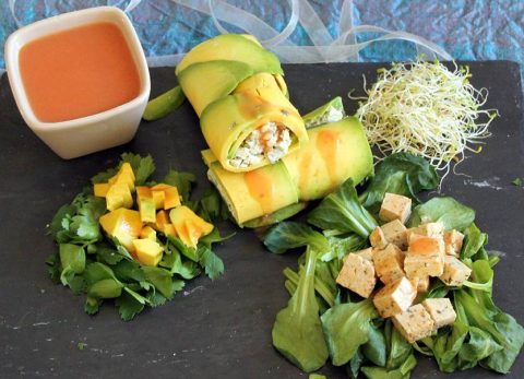 Recette Cannelonis d’avocat au tofu