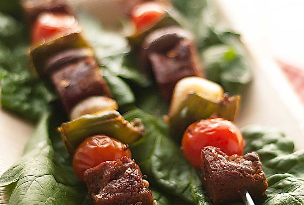 Brochettes de seitan à la sichuanaise