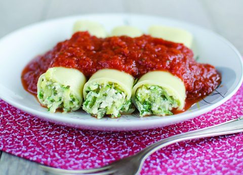 Recette Cannelloni à la courgette
