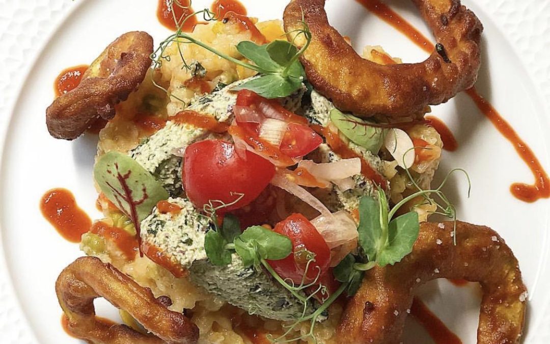 Paella aux calamars végés, par Willy Berton