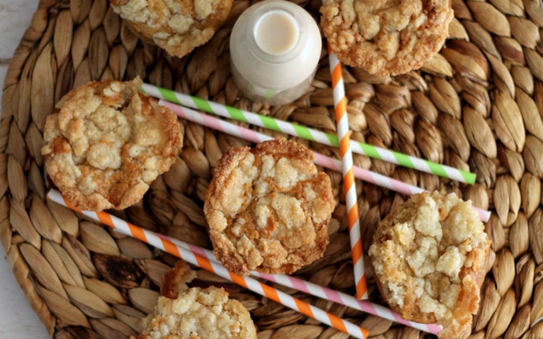 Muffins pomme/poire façon crumble