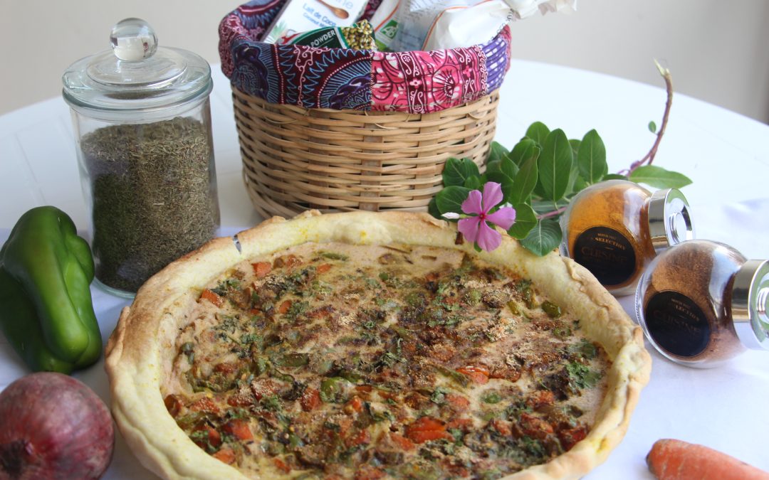 Quiche à l’indienne curry-coco
