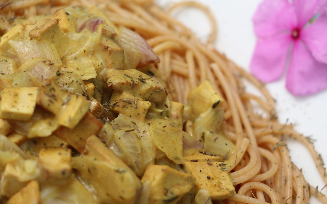 Spaghettis façon carbonara