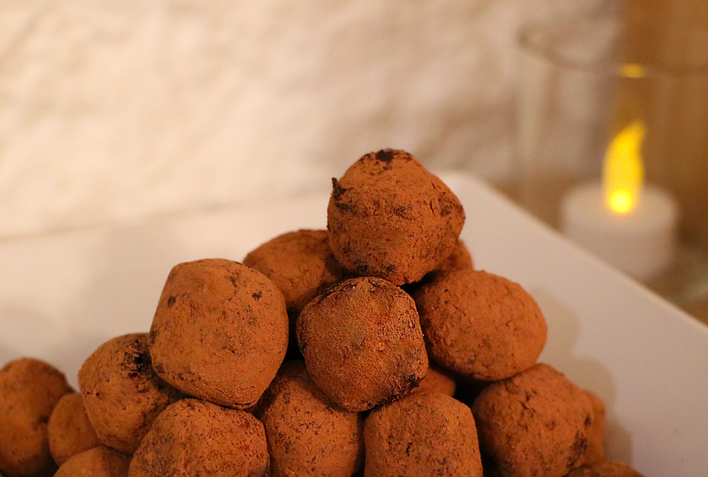 Truffes au chocolat végane