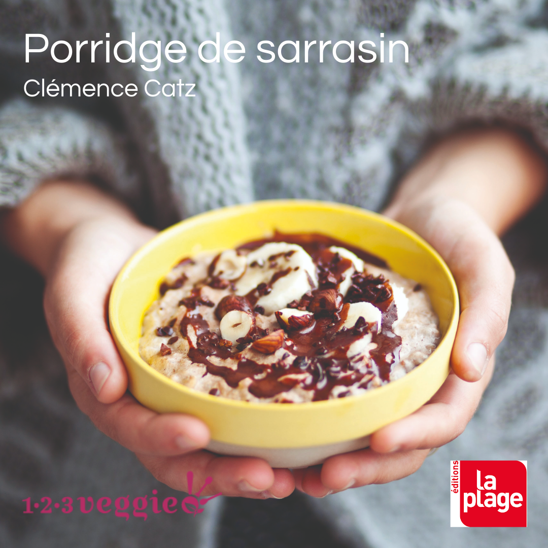 Porridge d’hiver au sarrasin, noisette et cacao