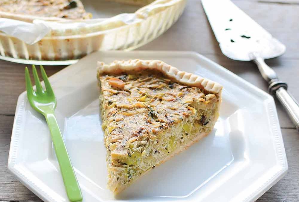 Quiche aux Poireaux & Coriandre