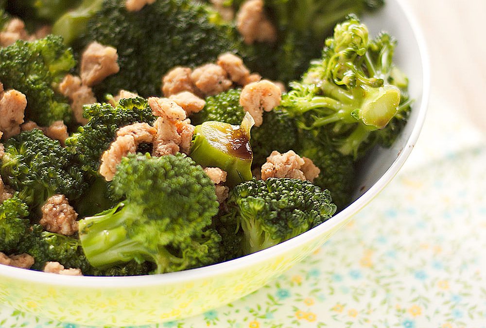 Salade tiède de brocolis