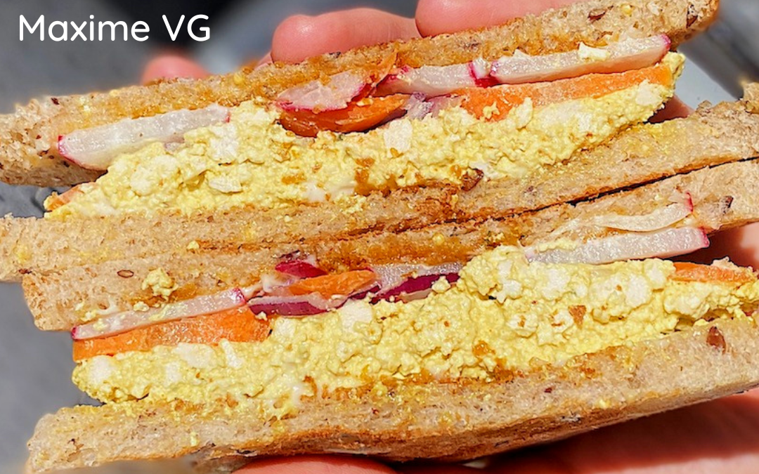 Sandwich façon œufs brouillés