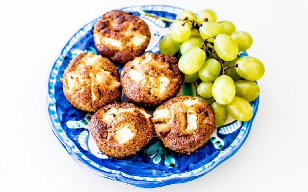 Muffins végétaux aux pommes et épices d’automne