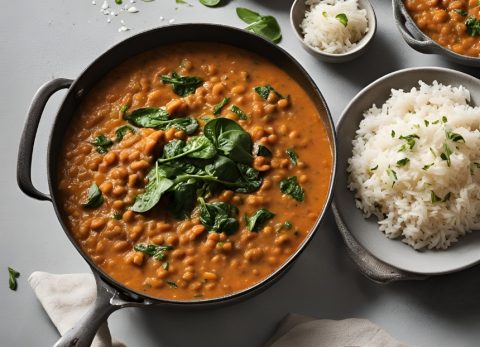 Recette Dahl de lentilles corail végétal