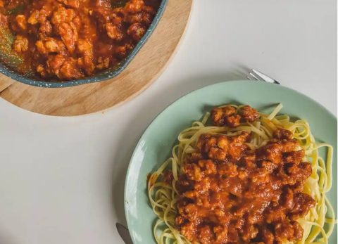 Recette Sauce bolognaise végétale aux protéines de soja
