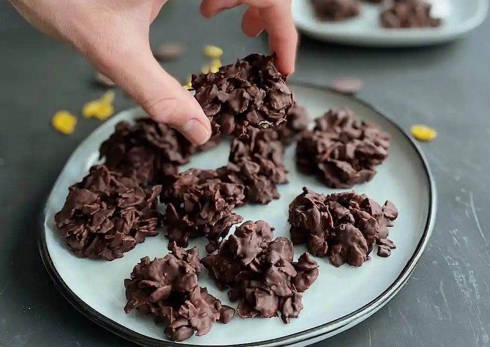 Roses des sables croustillantes véganes