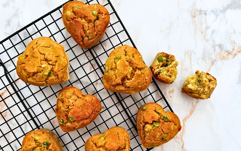 Muffins aux légumes vegan
