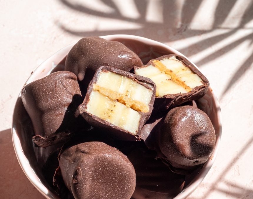 Bouchées chocolat-cacahuètes véganes
