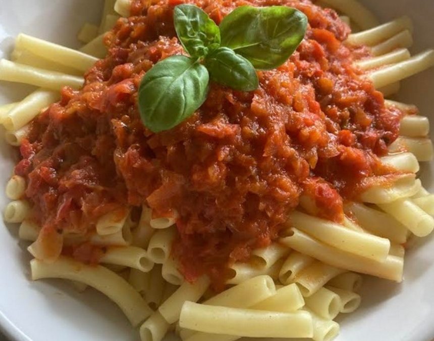 Crème végane de poivrons